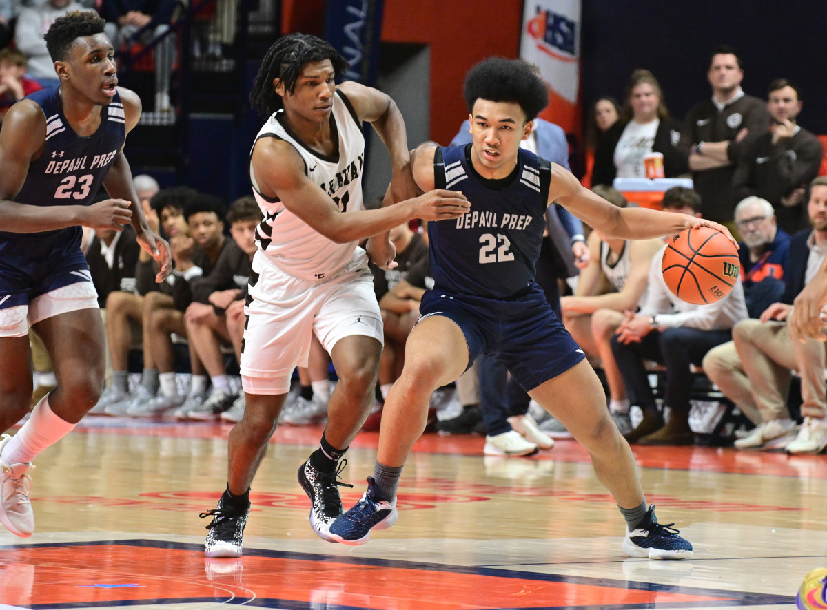 DePaul Prep Mount Carmel Illinois boys basketball March 9 2024 Tim Vizer 26819